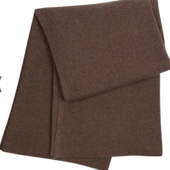 NakedCashmere Soft Cashmere Throws - Cream, Brown, Gray - Picture 2 of 3